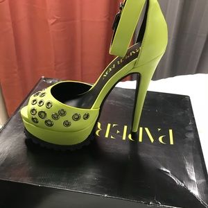 Sassy, stiletto heels with platform feel.